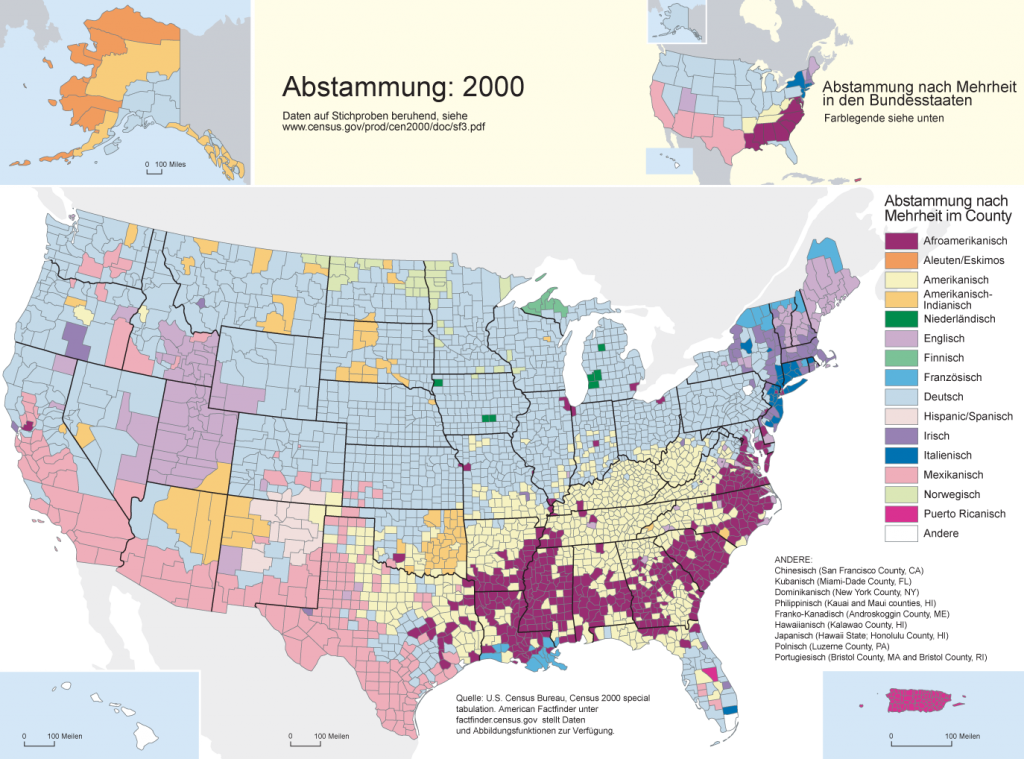 Einwohner der USA Bevölkerung Abstammung Ureinwohner