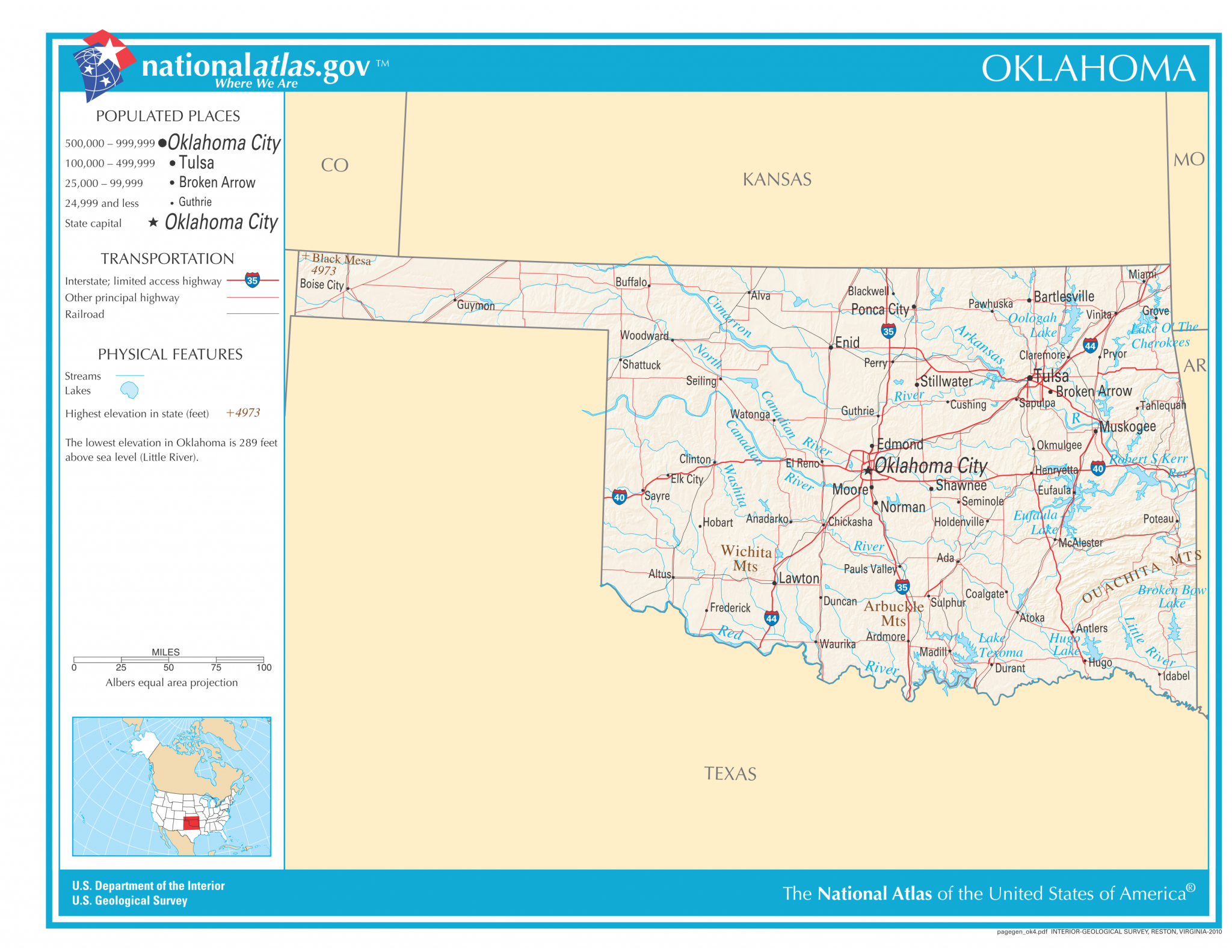 Oklahoma - Das Land der Indianer und Cowboys - USA-Info.net