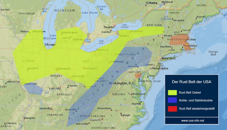 Rust belt usa что это