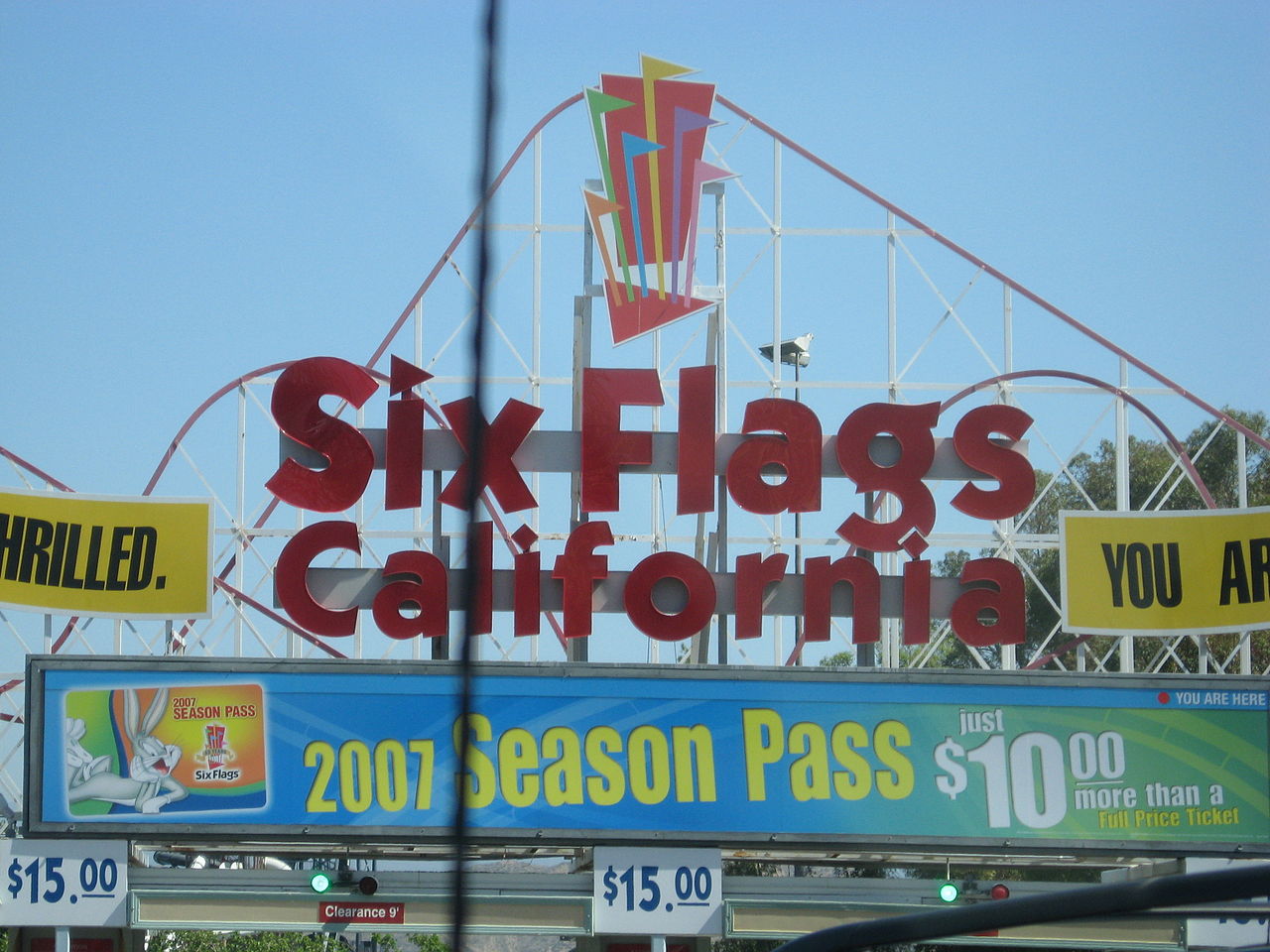 Six Flags Magic Mountain Freizeitpark mit den meisten Achterbahnen